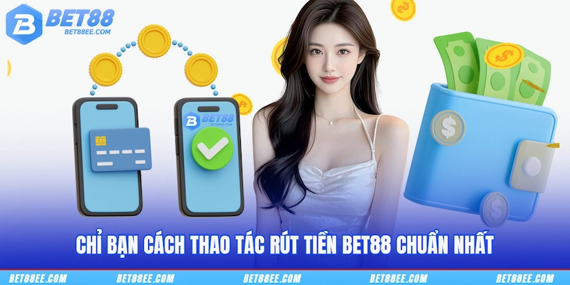 Chỉ bạn cách thao tác rút tiền BET88 chuẩn nhất