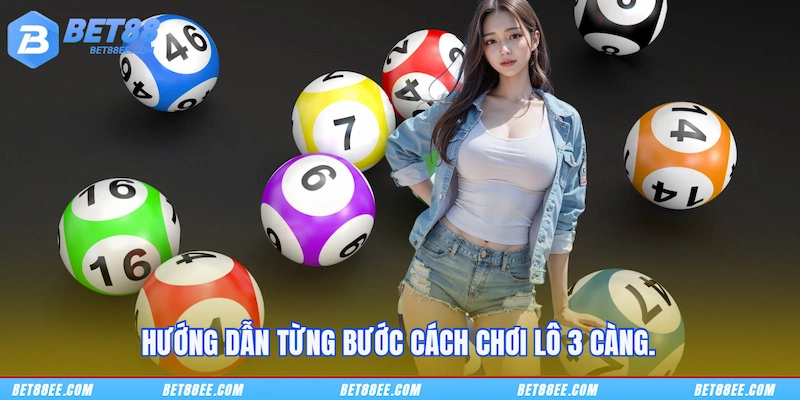 Hướng dẫn từng bước cách chơi lô 3 càng