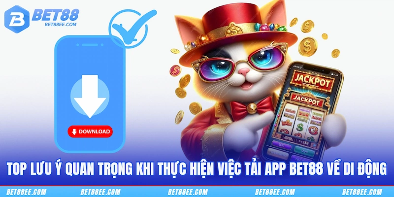 Top lưu ý quan trọng khi thực hiện việc tải app BET88 về di động